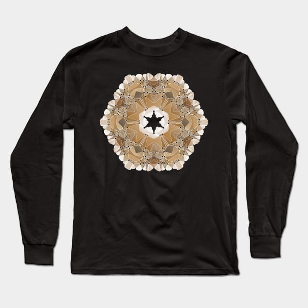 zen hexagon Long Sleeve T-Shirt by ngmx